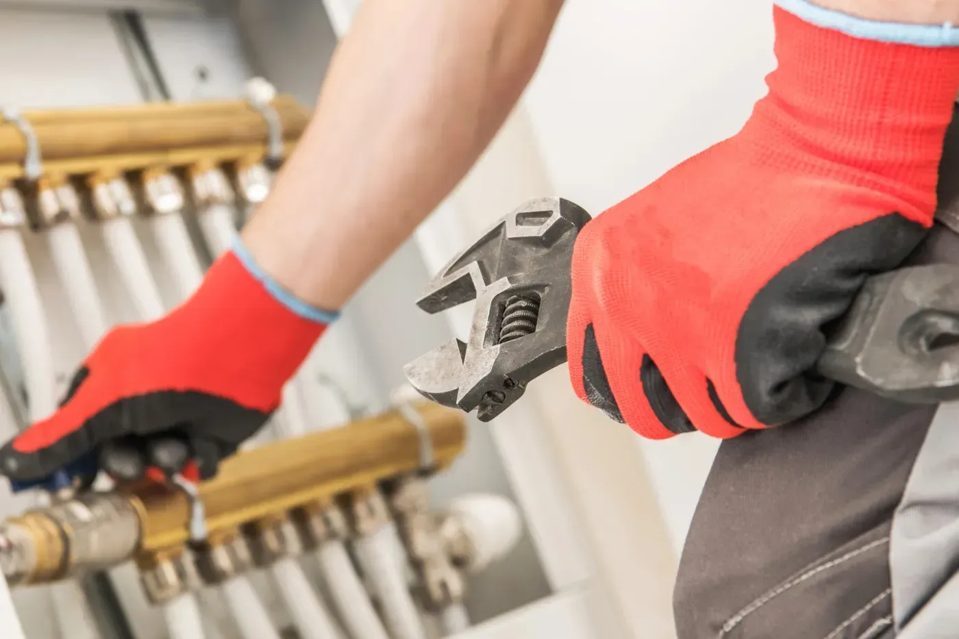 Intervention sur un collecteur de chauffage dans les Yvelines